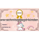 Einhorn Schatzsuche zum Ausdrucken-Schnitzeljagd Aufgaben zum Ausdrucken (PDF) - schnitzeljagd-kinder