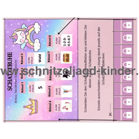 EINHORN-SCHNITZELJAGD : DIE MAGIE DES REGENBOGENS-4-5 JAHREN - SCHNITZELJAGD AUFGABEN ZUM AUSDRUCKEN PDF - schnitzeljagd-kinder