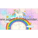 EINHORN-SCHNITZELJAGD : DIE MAGIE DES REGENBOGENS-4-5 JAHREN - SCHNITZELJAGD AUFGABEN ZUM AUSDRUCKEN PDF - schnitzeljagd-kinder