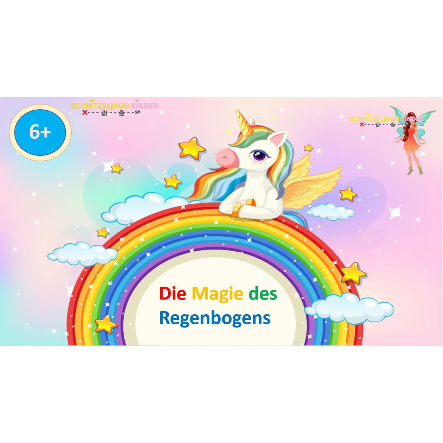 Einhorn-Schnitzeljagd : Die Magie des Regenbogens - schnitzeljagd-kinder