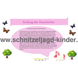 Einhorn-Schnitzeljagd : Die Magie Des Regenbogens-6-7 Jahren - Schnitzeljagd Aufgaben Zum Ausdrucken Pdf - schnitzeljagd-kinder