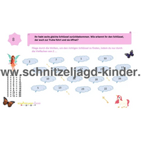 Einhorn-Schnitzeljagd : Die Magie Des Regenbogens-6-7 Jahren - Schnitzeljagd Aufgaben Zum Ausdrucken Pdf - schnitzeljagd-kinder