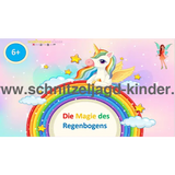 Einhorn-Schnitzeljagd : Die Magie Des Regenbogens-6-7 Jahren - Schnitzeljagd Aufgaben Zum Ausdrucken Pdf - schnitzeljagd-kinder