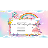 Einhorn-Schnitzeljagd: Die Magie des Regenbogens-8+ Jahren