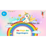 Einhorn-Schnitzeljagd : Die Magie des Regenbogens-8+ Jahren - schnitzeljagd aufgaben zum ausdrucken pdf-schnitzeljagd-kinder