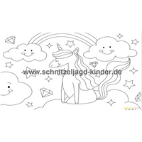 Einhorn-Schnitzeljagd : Die Magie des Regenbogens-8+ Jahren - schnitzeljagd aufgaben zum ausdrucken pdf-schnitzeljagd-kinder