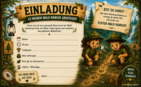 Camping Schnitzeljagd Kinder - Wald Schatzsuche