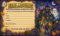 Geisterhaus-Schnitzeljagd zum Ausdrucken