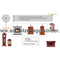 Escape-Game-Set - Das Geheimnis des alten Herrenhauses - schatzsuche kindergeburtstag - schnitzeljagd-kinder
