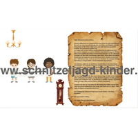 Escape-Game-Set - Das Geheimnis des alten Herrenhauses - schatzsuche kindergeburtstag - schnitzeljagd-kinder