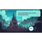 Escape-Game-Set - Das Geheimnis des alten Herrenhauses - schatzsuche kindergeburtstag - schnitzeljagd-kinder