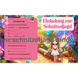 Fantasy Schnitzeljagd zum Ausdrucken - Schatzsuche für Kinder von 4-8 Jahren - schnitzeljagd-kinder