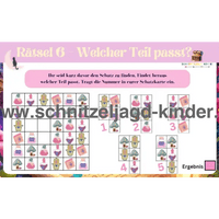 Fantasy Schnitzeljagd zum Ausdrucken - Schatzsuche für Kinder von 4-8 Jahren - schnitzeljagd-kinder