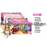 Fantasy Schnitzeljagd zum Ausdrucken - Schatzsuche für Kinder von 4-8 Jahren - schnitzeljagd-kinder