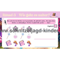 Fantasy Schnitzeljagd zum Ausdrucken - Schatzsuche für Kinder von 4-8 Jahren - schnitzeljagd-kinder