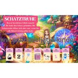 Fantasy Schnitzeljagd zum Ausdrucken - Schatzsuche für Kinder von 4-8 Jahren - schnitzeljagd-kinder
