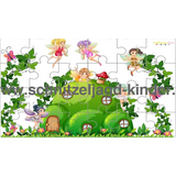 Fee Puzzle - 24-teiliges Puzzle mit dem Thema Feen puzzle zum ausdrucken. - schnitzeljagd-kinder