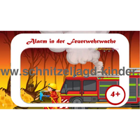 Feuerwehr Schnitzeljagd - Kindergeburtstag-4-5 Jahren - Schnitzeljagd Aufgaben Zum Ausdrucken Pdf - schnitzeljagd-kinder