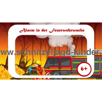 Feuerwehr Schnitzeljagd - Kindergeburtstag-6-7 Jahren - Schnitzeljagd Aufgaben Zum Ausdrucken Pdf - schnitzeljagd-kinder