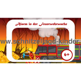 Feuerwehr Schnitzeljagd - Kindergeburtstag-6-7 Jahren - Schnitzeljagd Aufgaben Zum Ausdrucken Pdf - schnitzeljagd-kinder
