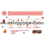 Feuerwehr Schnitzeljagd - Kindergeburtstag-6-7 Jahren - Schnitzeljagd Aufgaben Zum Ausdrucken Pdf - schnitzeljagd-kinder