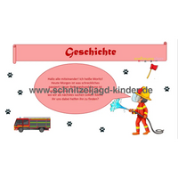 Feuerwehr Schnitzeljagd - Kindergeburtstag-8+ Jahren - Schnitzeljagd Aufgaben Zum Ausdrucken Pdf-schnitzeljagd-kinder