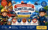 Feuerwehr und Polizei Schnitzeljagd für Kinder - schnitzeljagd-kinder