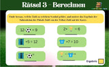 FUSSBALL SCHNITZELJAGD : DER VERLORENE BALL -8-9 JAHRE- SCHNITZELJAGD AUFGABEN ZUM AUSDRUCKEN PD