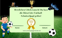 Fußball Schnitzeljagd : Der Verlorene Ball 6-7 Jahren - SCHNITZELJAGD AUFGABEN ZUM AUSDRUCKEN PDF