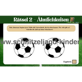 Fußball Schatzsuche-Schnitzeljagd zum Ausdrucken - schnitzeljagd-kinder
