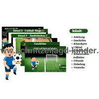 Fußball Schatzsuche-Schnitzeljagd zum Ausdrucken - schnitzeljagd-kinder