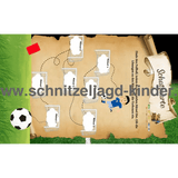 Fußball Schatzsuche-Schnitzeljagd zum Ausdrucken - schnitzeljagd-kinder