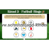 Fußball Schatzsuche-Schnitzeljagd zum Ausdrucken - schnitzeljagd-kinder