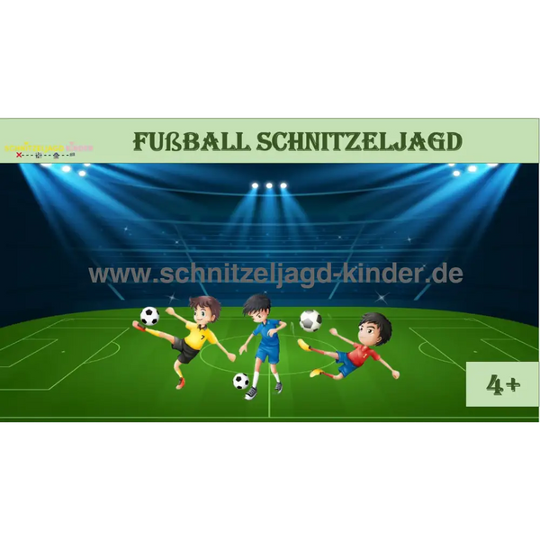 FUSSBALL SCHNITZELJAGD: DER VERLORENE BALL 4-5 JAHREN