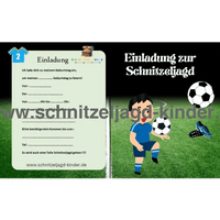 FUSSBALL SCHNITZELJAGD : DER VERLORENE BALL 4-5 JAHREN - SCHNITZELJAGD AUFGABEN ZUM AUSDRUCKEN PDF - schnitzeljagd-kinder