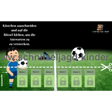 FUSSBALL SCHNITZELJAGD : DER VERLORENE BALL 4-5 JAHREN - SCHNITZELJAGD AUFGABEN ZUM AUSDRUCKEN PDF - schnitzeljagd-kinder