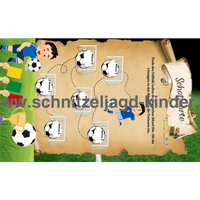 FUSSBALL SCHNITZELJAGD : DER VERLORENE BALL 4-5 JAHREN - SCHNITZELJAGD AUFGABEN ZUM AUSDRUCKEN PDF - schnitzeljagd-kinder