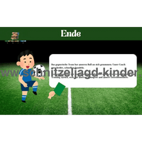 FUSSBALL SCHNITZELJAGD : DER VERLORENE BALL 4-5 JAHREN - SCHNITZELJAGD AUFGABEN ZUM AUSDRUCKEN PDF - schnitzeljagd-kinder