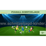FUSSBALL SCHNITZELJAGD : DER VERLORENE BALL 4-5 JAHREN - SCHNITZELJAGD AUFGABEN ZUM AUSDRUCKEN PDF - schnitzeljagd-kinder