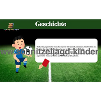 Fußball Schnitzeljagd: Der Verlorene Ball 6-7 Jahren