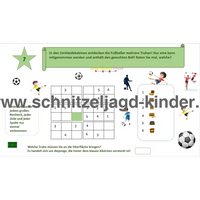 Fußball Schnitzeljagd: Der Verlorene Ball 6-7 Jahren