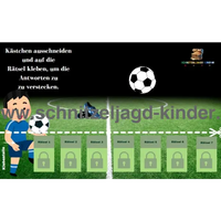 Fußball Schnitzeljagd: Der Verlorene Ball 6-7 Jahren