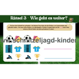 Fußball Schnitzeljagd : Der Verlorene Ball 6-7 Jahren - SCHNITZELJAGD AUFGABEN ZUM AUSDRUCKEN PDF - schnitzeljagd-kinder