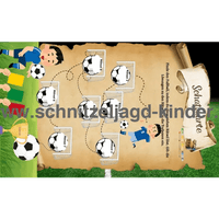 Fußball Schnitzeljagd : Der Verlorene Ball 6-7 Jahren - SCHNITZELJAGD AUFGABEN ZUM AUSDRUCKEN PDF - schnitzeljagd-kinder