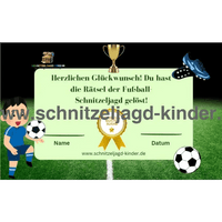Fußball Schnitzeljagd : Der Verlorene Ball 6-7 Jahren - SCHNITZELJAGD AUFGABEN ZUM AUSDRUCKEN PDF - schnitzeljagd-kinder