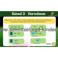FUSSBALL SCHNITZELJAGD: DER VERLORENE BALL -8-9 JAHRE-