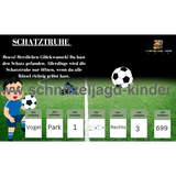 FUSSBALL SCHNITZELJAGD: DER VERLORENE BALL -8-9 JAHRE-