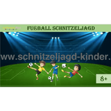 FUSSBALL SCHNITZELJAGD : DER VERLORENE BALL -8-9 JAHRE- SCHNITZELJAGD AUFGABEN ZUM AUSDRUCKEN PD - schnitzeljagd-kinder
