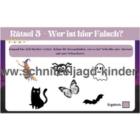 Geister Schatzsuche – Schnitzeljagd zum Ausdrucken - schnitzeljagd-kinder