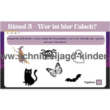 Geister Schatzsuche – Schnitzeljagd zum Ausdrucken - schnitzeljagd-kinder